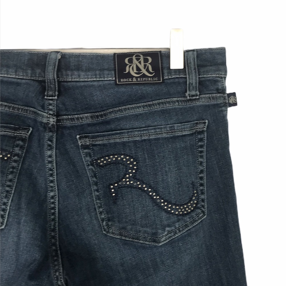 Rock & Republic Kasandra Bootcut Jeans Dark Wash Size 12